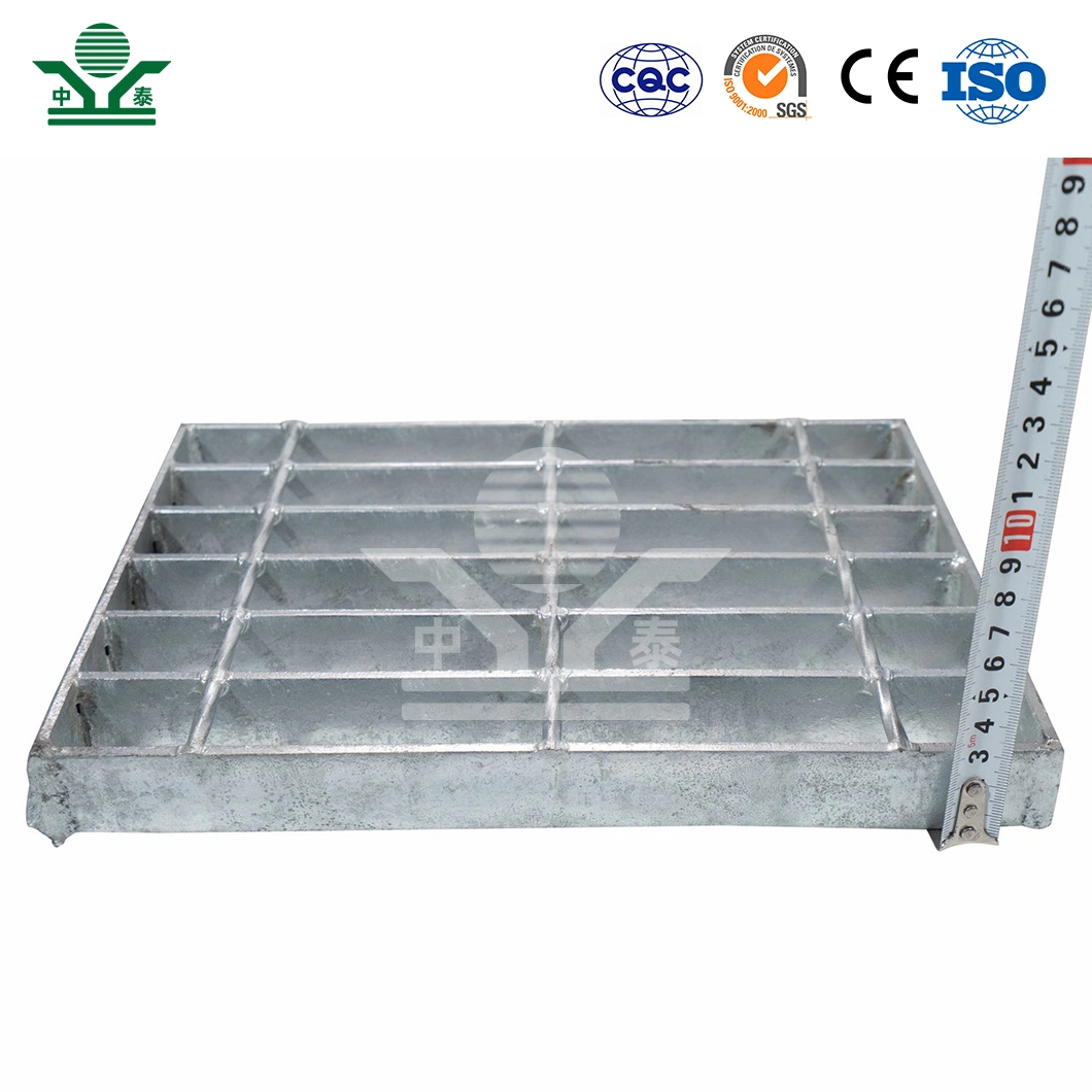 Zhongtai Galvanized Drain Grate China Manufacturers Pig Poultry Floor Grates 1 Inch X 3/16 Inch PVC Grates for Channel Drain