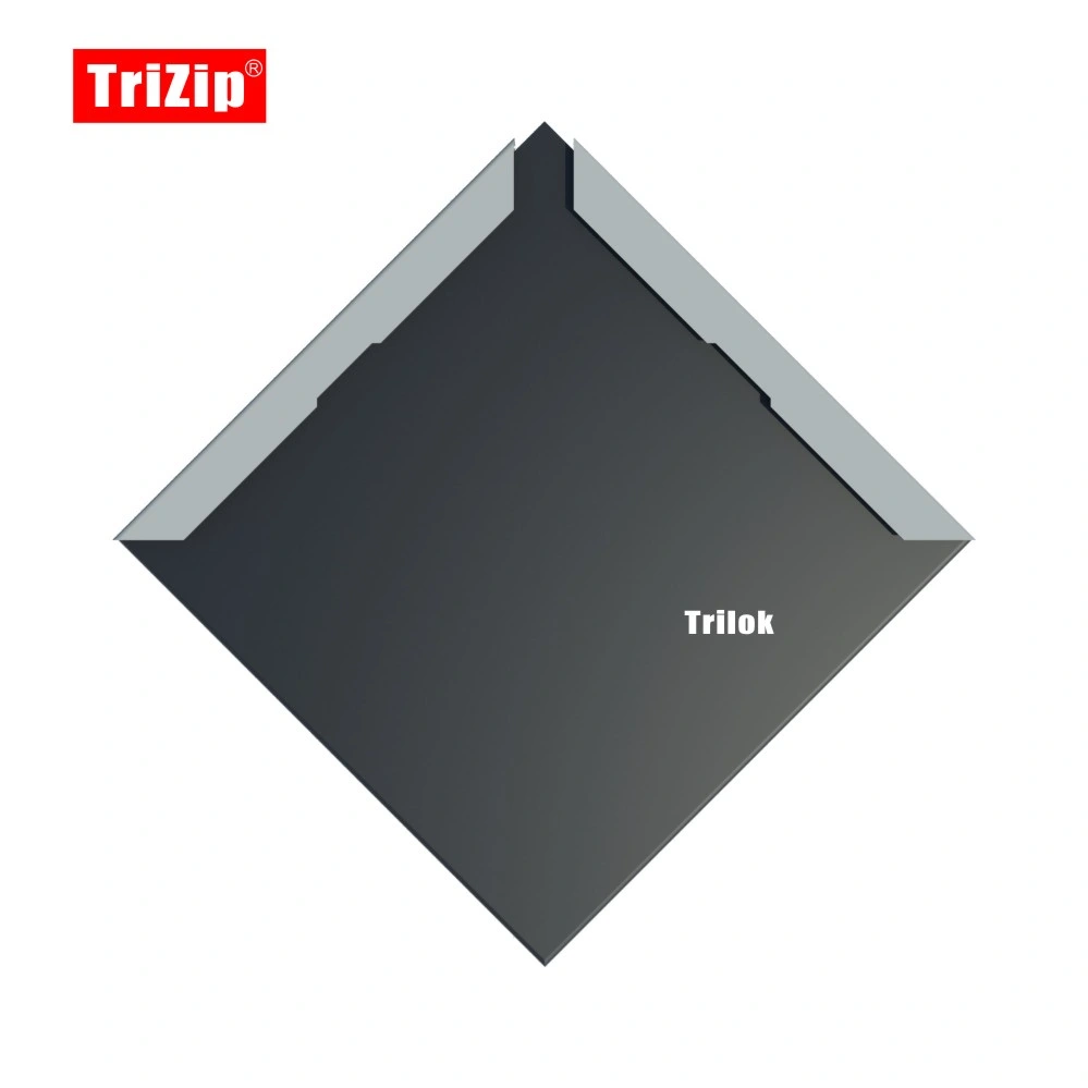 Trilok Metal Interlocking Roofing, Wall Cladding, Facade Square Shingle Tile - Td191