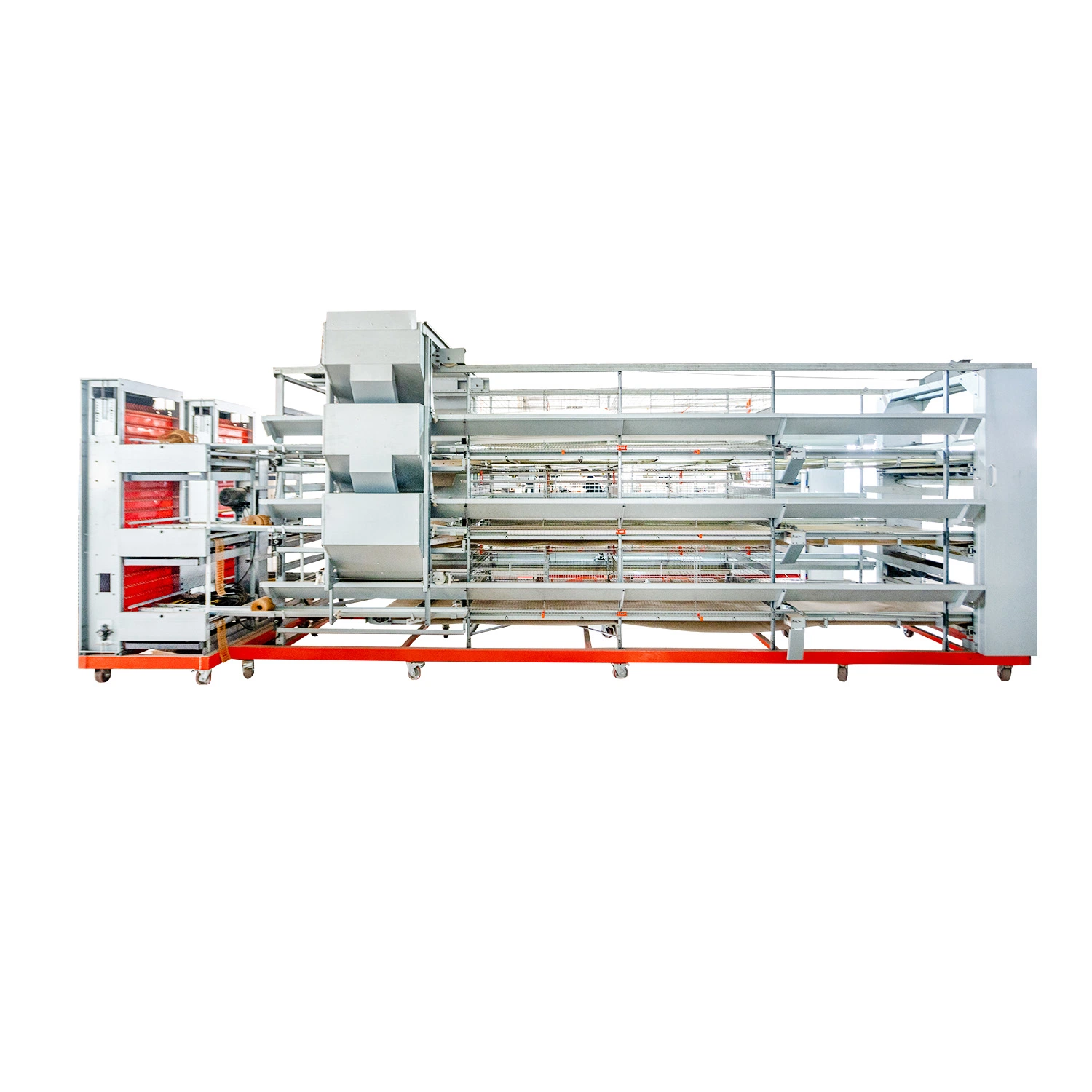 Poultry Farm Chicken Husbandry Broiler Layer Battery Cage Feeding System