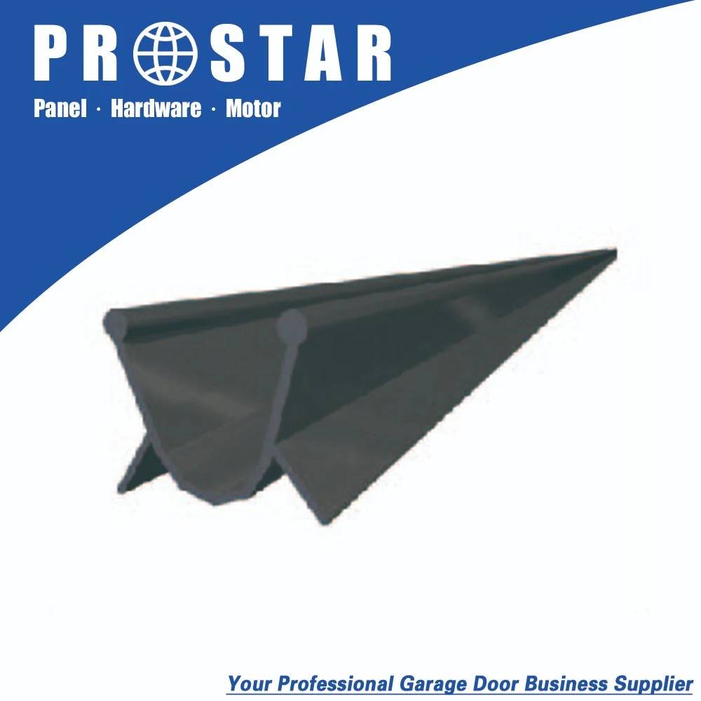 Black Dustproof Plastic / Rubber / PVC / EPDM / Aluminium / Aluminum Overhead Garage Door Top / Bottom Seal / Brush / Profile