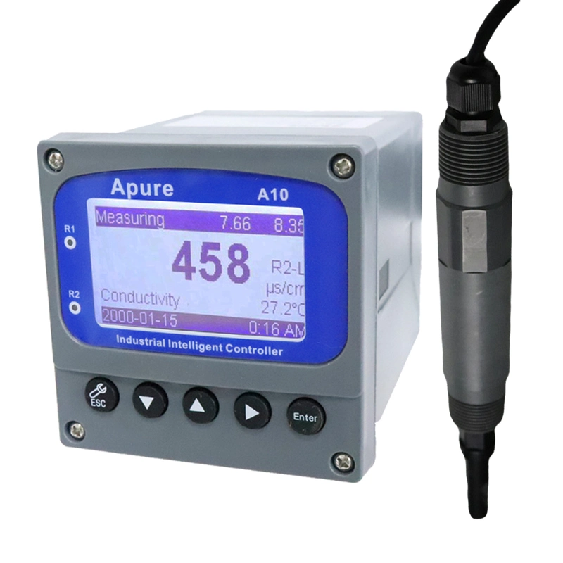 Online pH TDS Ec Controller Digital Conductivity Meter for Water Treatment