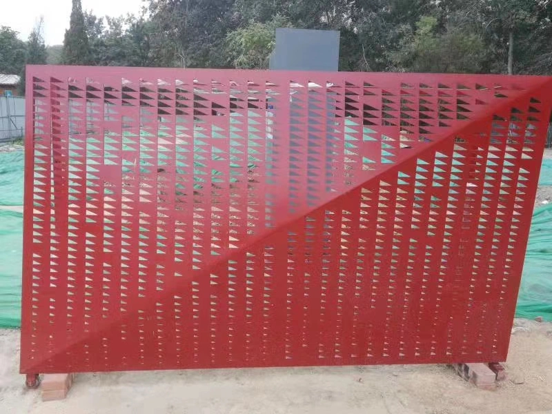 Alumetal 3mm 4mm PVDF Perforated Aluminum Facade Panel Wall Solid Aluminium Panel