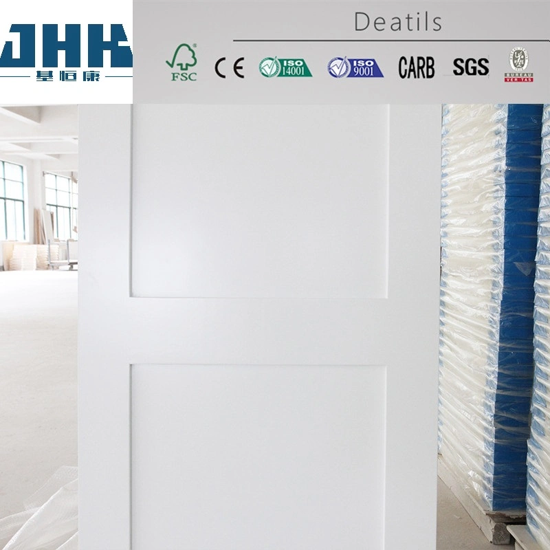 Decorative Cheap Interior White Primer Shaker Door (JHK-SK04-1)