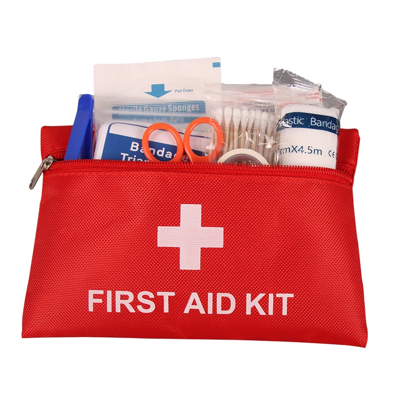 Small Size Promotional Pocket Preparedness First Aid Kit Small Bag for Travel and Trips