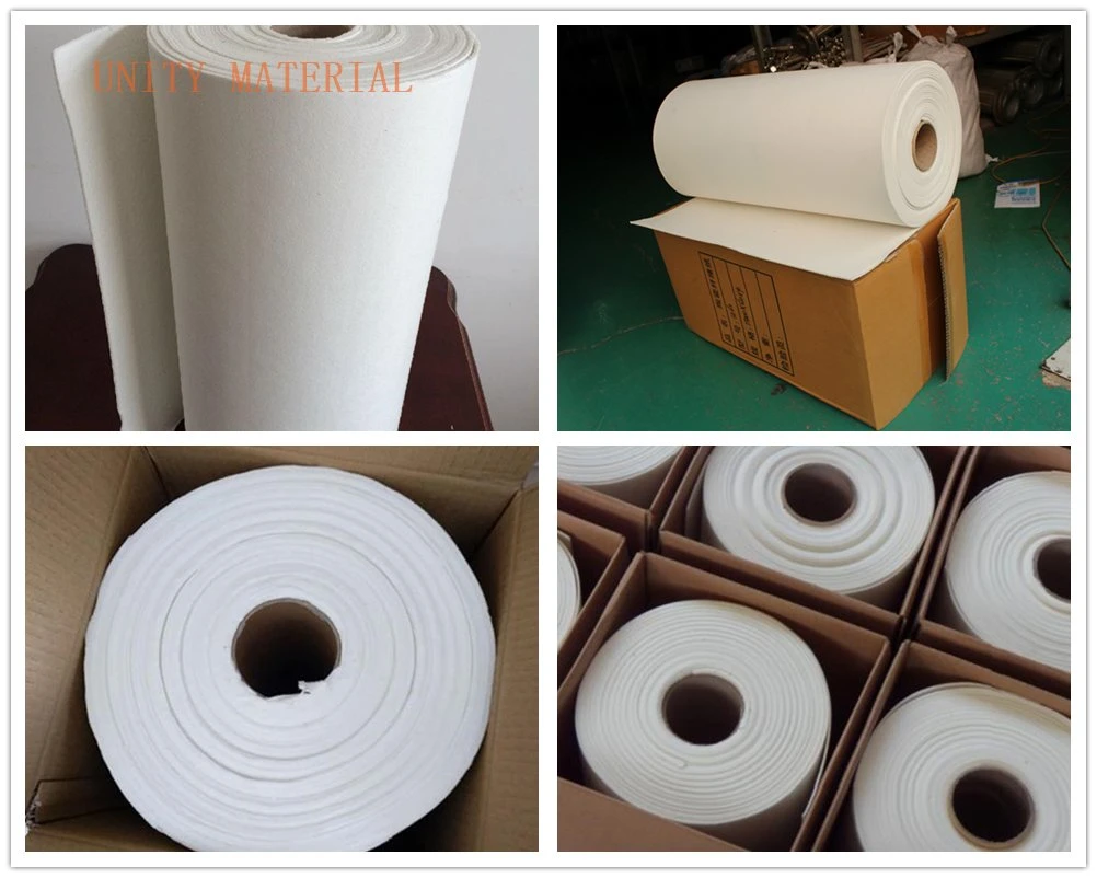 1mm 5mm 1260 Heat Resistant Insulation Material Fireproof Ceramic Fiber Paper