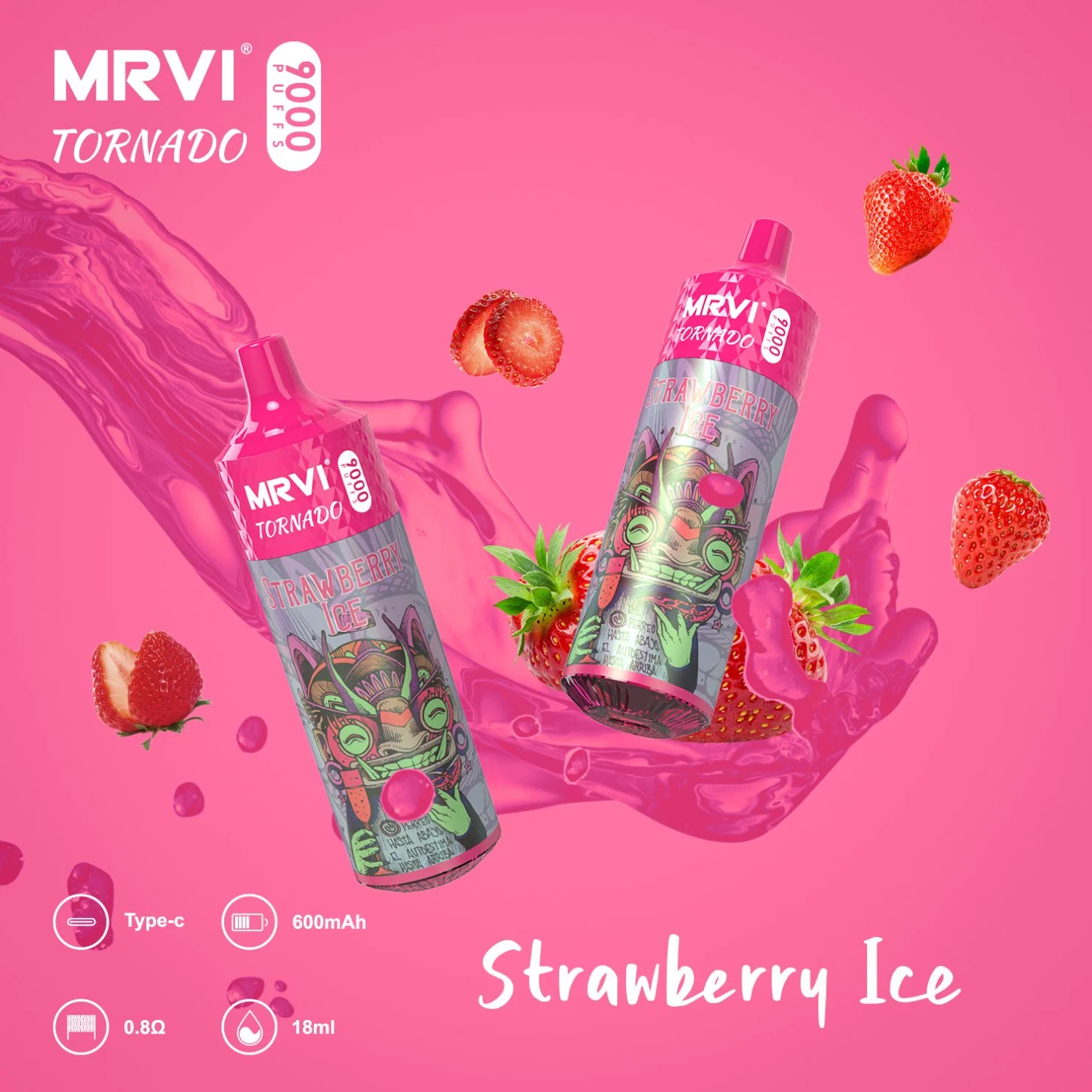 New Mrvi Tornado 9000 Puffs Mrvi Tornado 9000 Hot Disposable E Cigarette Randm Tornado 9000 Puffs Free Samples