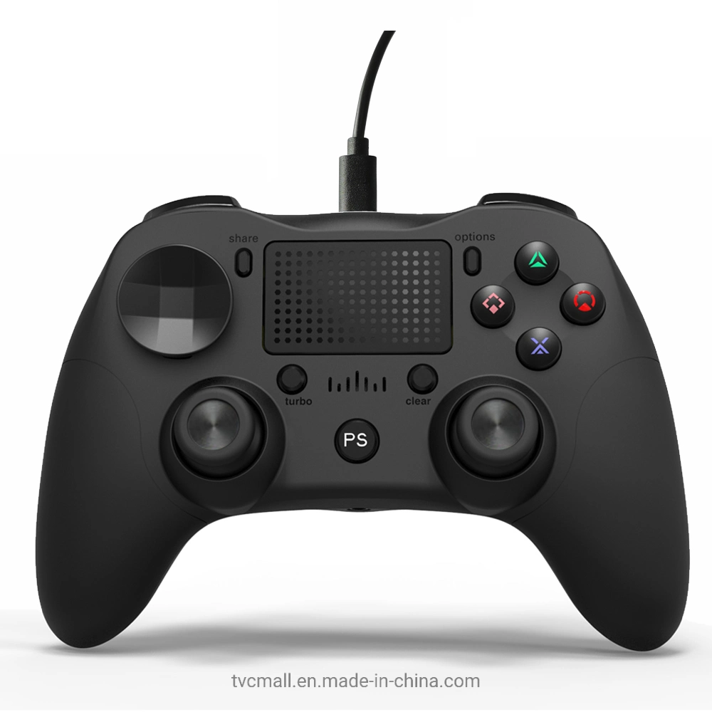 MB-P912W Wired Gamepad Dual Analog Game Joystick Controller Gaming Gamepad for PS4 - Black