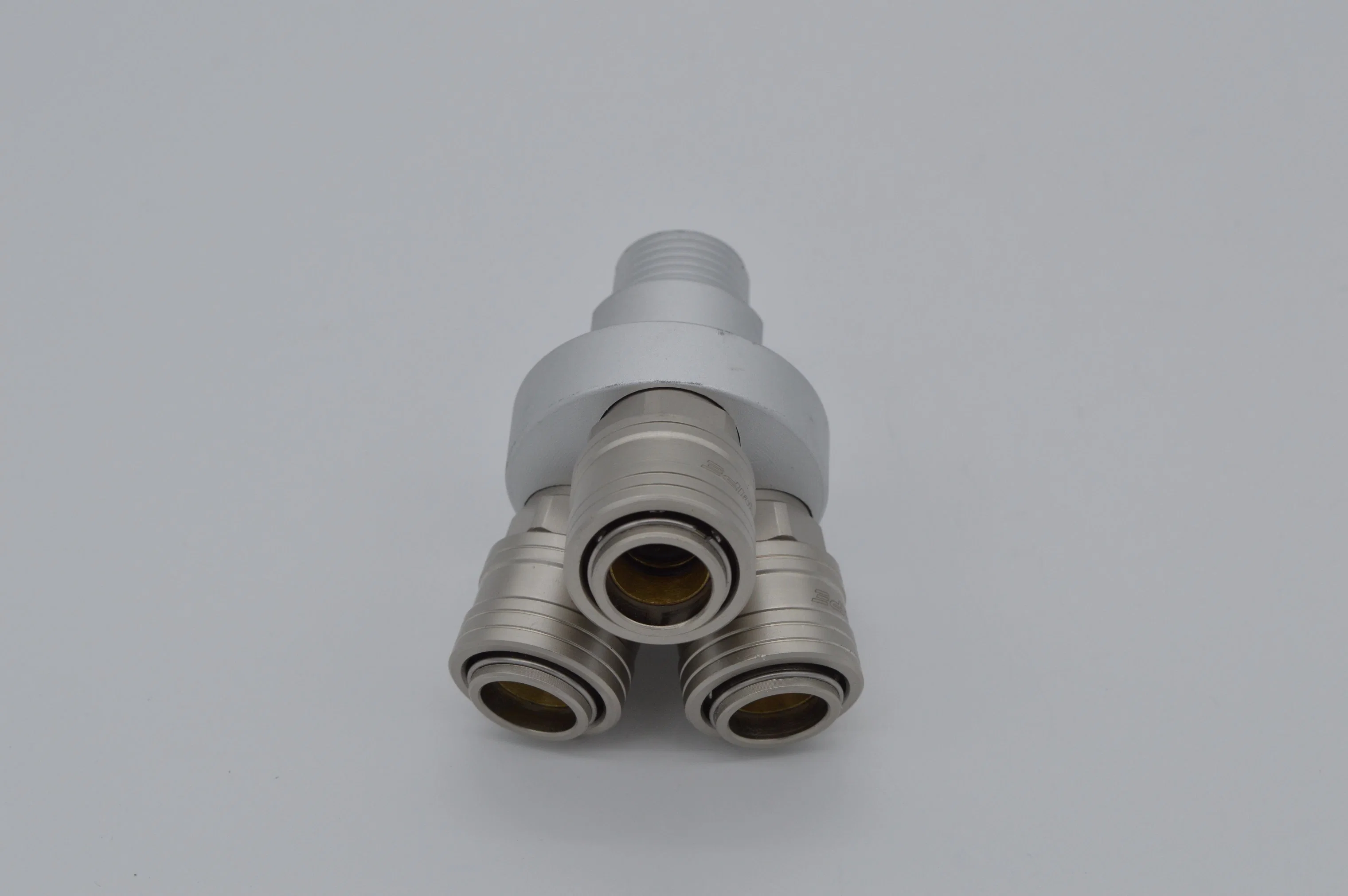 Y Type One/Two/Three Way Male Thread Air Pipe Pneumatic Fitting Connector