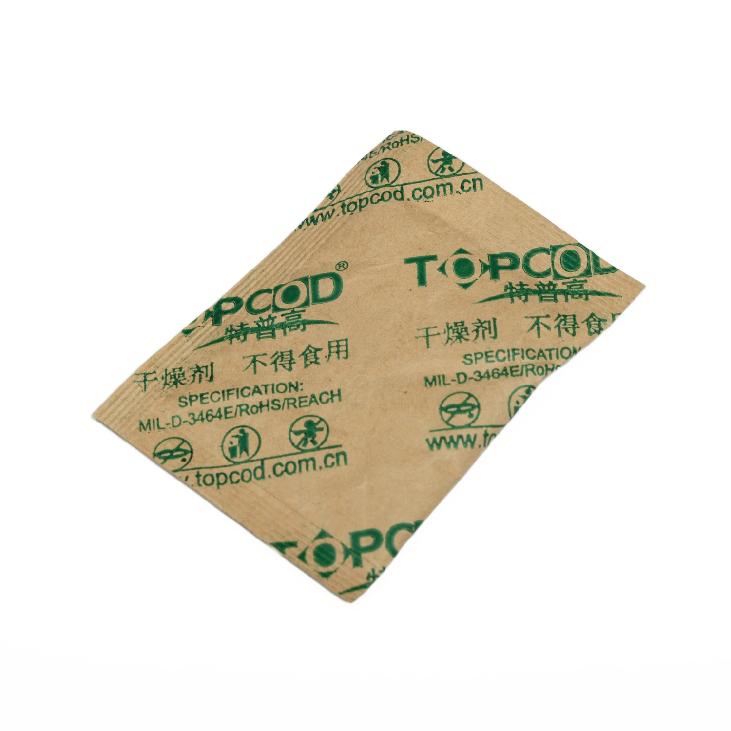 DMF Free Clay Based Desiccant Packs for Electronic Equipment