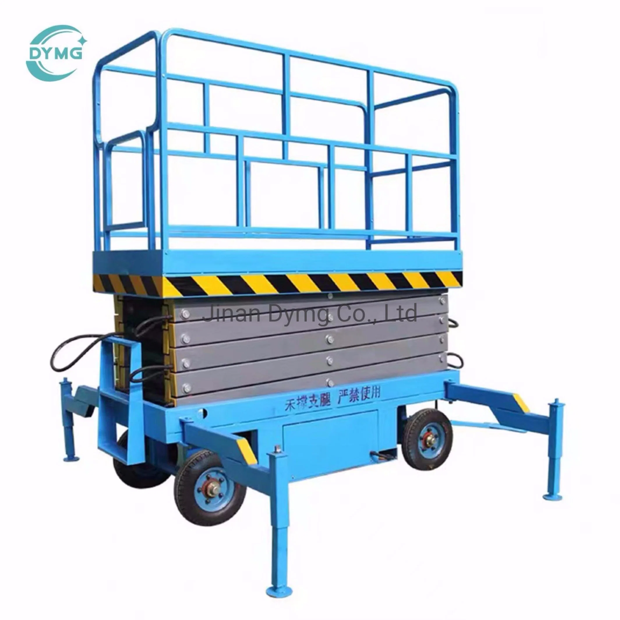 4m 8m 10m Electric Scissor Lift Mobile Hydraulic Scissor Lift for Cleaning Window