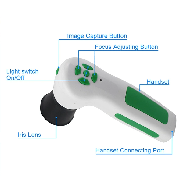 جهاز كاميرا جهاز تحليل Iridology Iris Analyzer USB رقمي بدقة 12 ميغابكسل