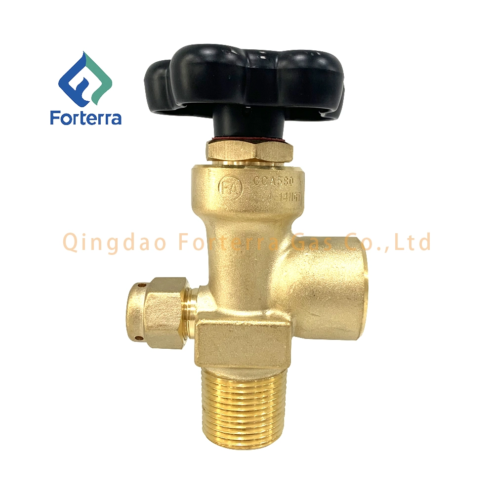 Factory Wholesale/Supplier Cga580-9b Valve CO2 Oxygen Nitrogen Gas Cylinder Valve