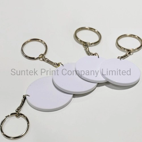 Sublimation Printing Blank Plastic Keychain