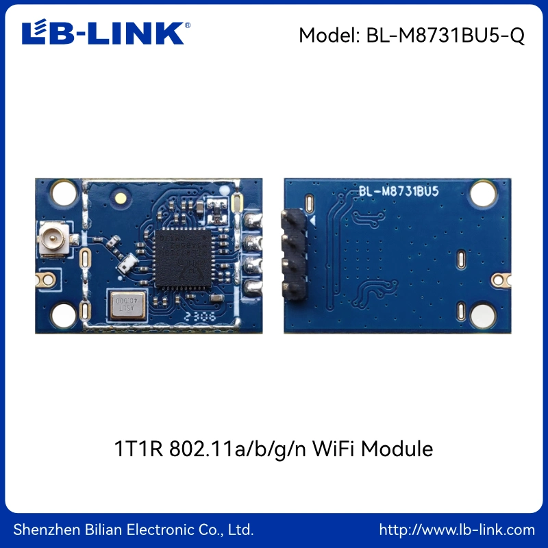 ДВУХДИАПАЗОННЫЙ модуль WLAN LB-LINK BL-M8731BU5-Q RTL8731BU-VQ-CG WLAN Mac 1T1R Baseband И беспроводной модуль WiFi беспроводной связи IPTV OEM