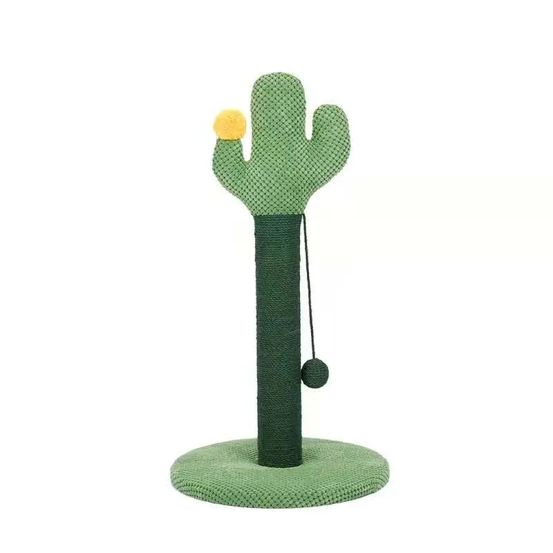 Cactus Pet Toy Cat Scratcher Protect Your Furniture with Natural Sisal Scratching Post and Pad Cat Toy