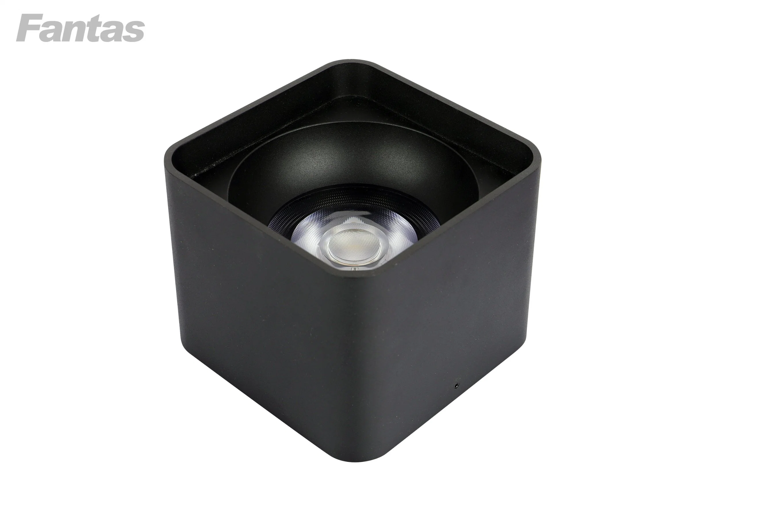 Aluminium Ceiling Lamp Square Design White/Black Finish 3 CCT IP54 LED Downlight for Project