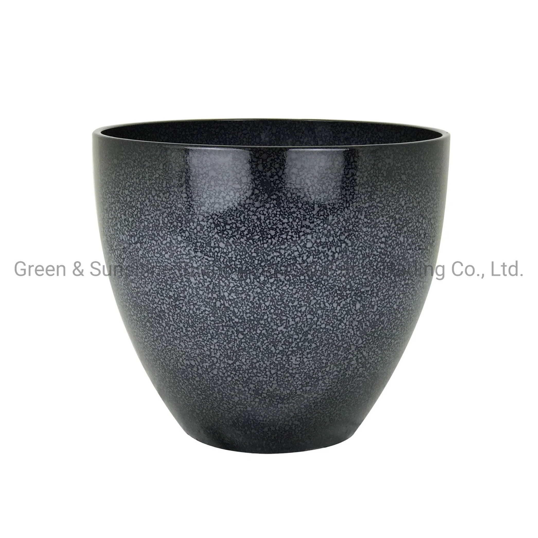 Home Decoration Egg Plastic Flower Pot Plant Nursery Pot Ceramic Effect Indoor Outdoor