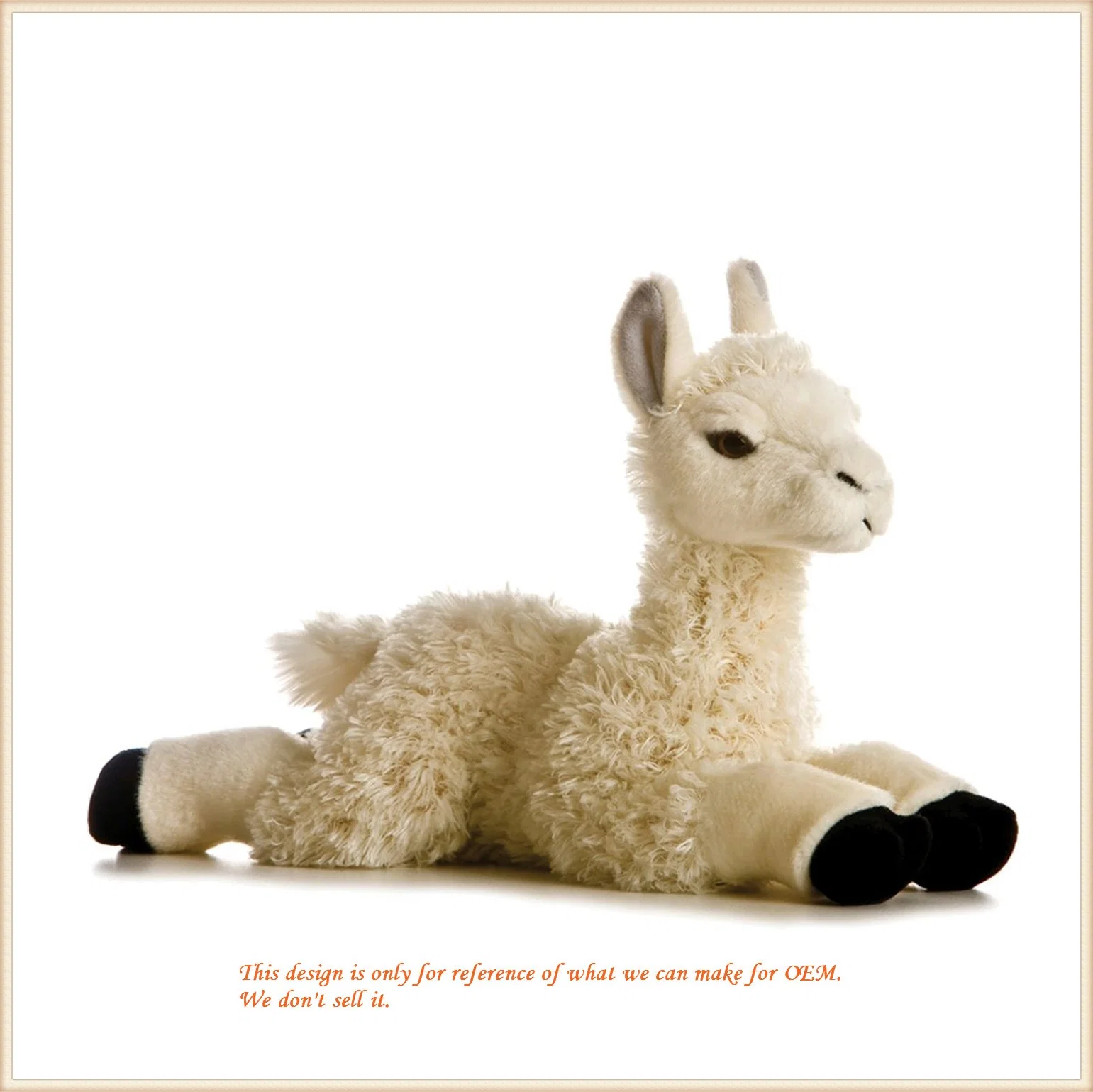 Adorável Alpaca Permanente boneca pelúcia Animais Toys Atacado