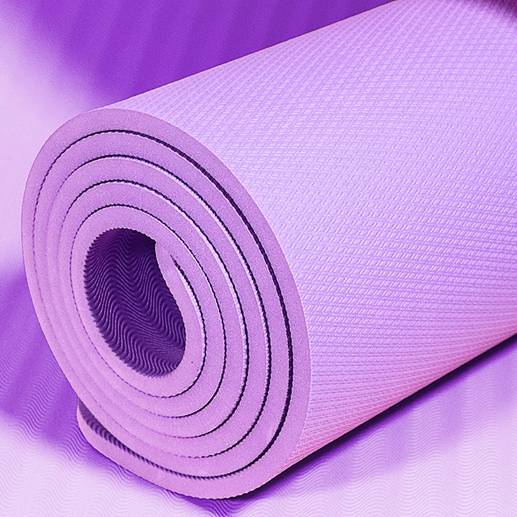 Professional Eco-Friendly Non Slip Design Exercise Gym Fitness 6mm Custom TPE Yoga Mat