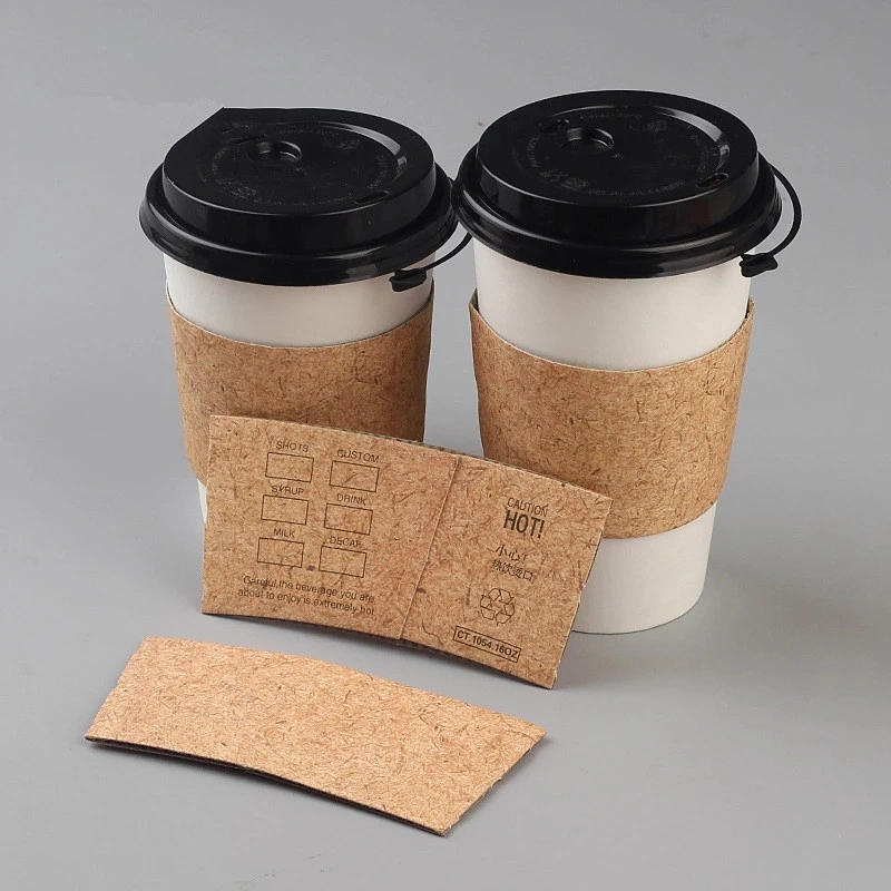 OEM 4oz 6oz 12oz 16oz Square Cups PLA Paper Coffee Cup