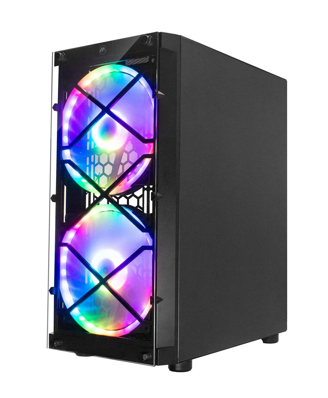 Full Transparent Desktop Tower Gaming Computer Case