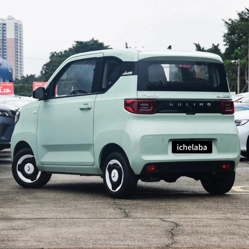 100km/H Alta velocidad Eléctrica auto pequeño Wuling Hongguang Mini EV