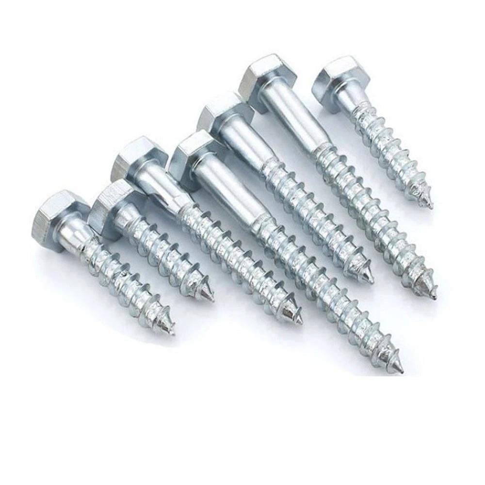 Hex Flange Face Cross Tapping Screw 304 Stainless Steel Wood Screws