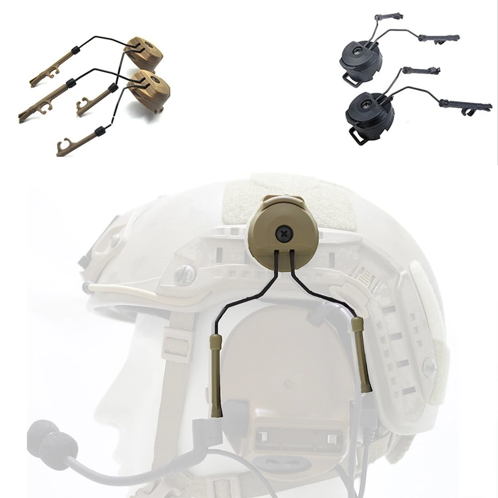 Headphone Holder Headset Airframe Helmet Rail Adapter Accessories