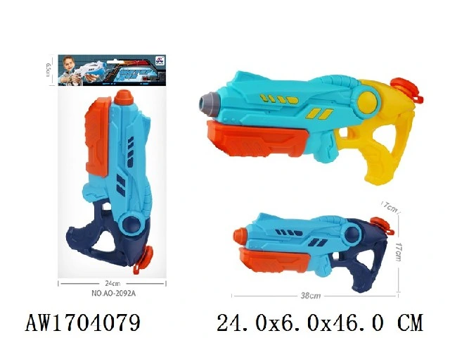 Comercio al por mayor Venta caliente tirar Watergun Verano Playa niños juguetes niños juguetes de plástico de color sólido la presión de aire Pistola de Agua