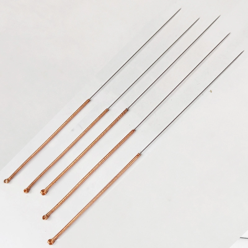 Wholesale/Supplier Disposable Sterile Acupuncture Needles 200 PCS Copper Handle Drying Needle