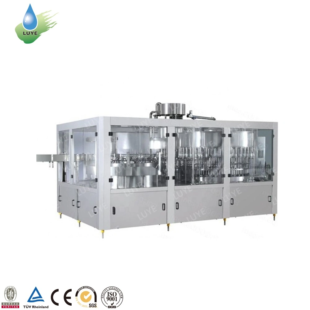 0.2-1.5L Small Size Pet Glass Bottle Can Liquid Water Soda Soft Drink Juice Spring Mineral Water Beverage Filling Capping Labeling Bottling Machine