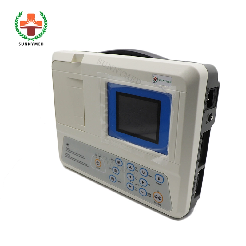 Sy-H004A Medical Equipment 12 Leads Three Channel ECG with Battery