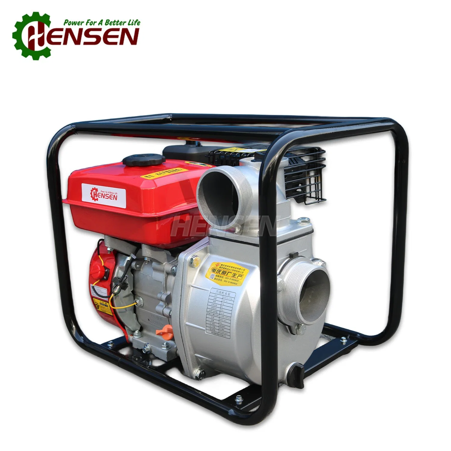 Irrigation Water Pump Driven by 9L Large Fuel Tank Gasoline Engine