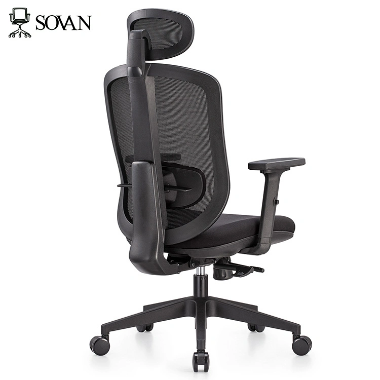 China Hersteller Qualitativ Hochwertige Mesh Task Chair Einstellbare Ergonomische Komfortabel Bürostuhl Mit Drehfunktion