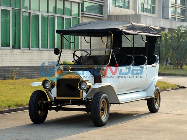 Nuevo precio de fábrica tres filas Multi-Person Bus Turístico de la batería eléctrica de la batería Four-Wheel Retro Cars