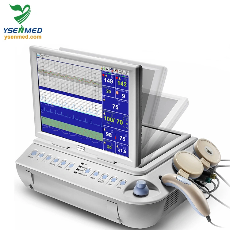 Ysfm200 Equipo médico Monitor fetal materno de 12,1 pulgadas