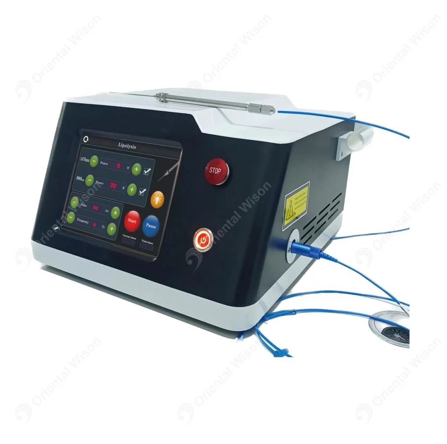 980nm 1470nm Fiber Liposuction Lipolysis Weight Loss Fat Removal Beauty Machine Slimming CE Certification