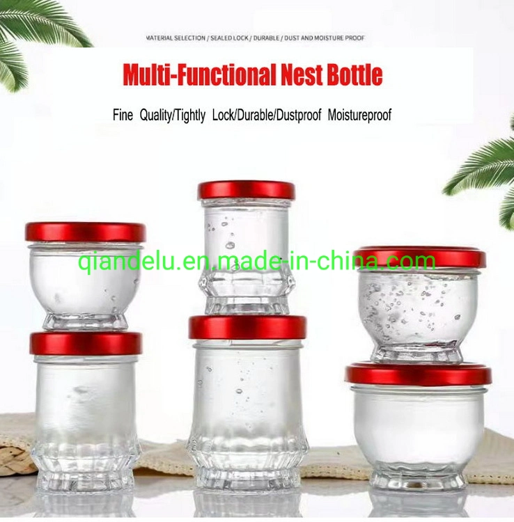 30ml 45ml 50ml 75ml 100ml Clear Bird Nest Glass Bottle Jar