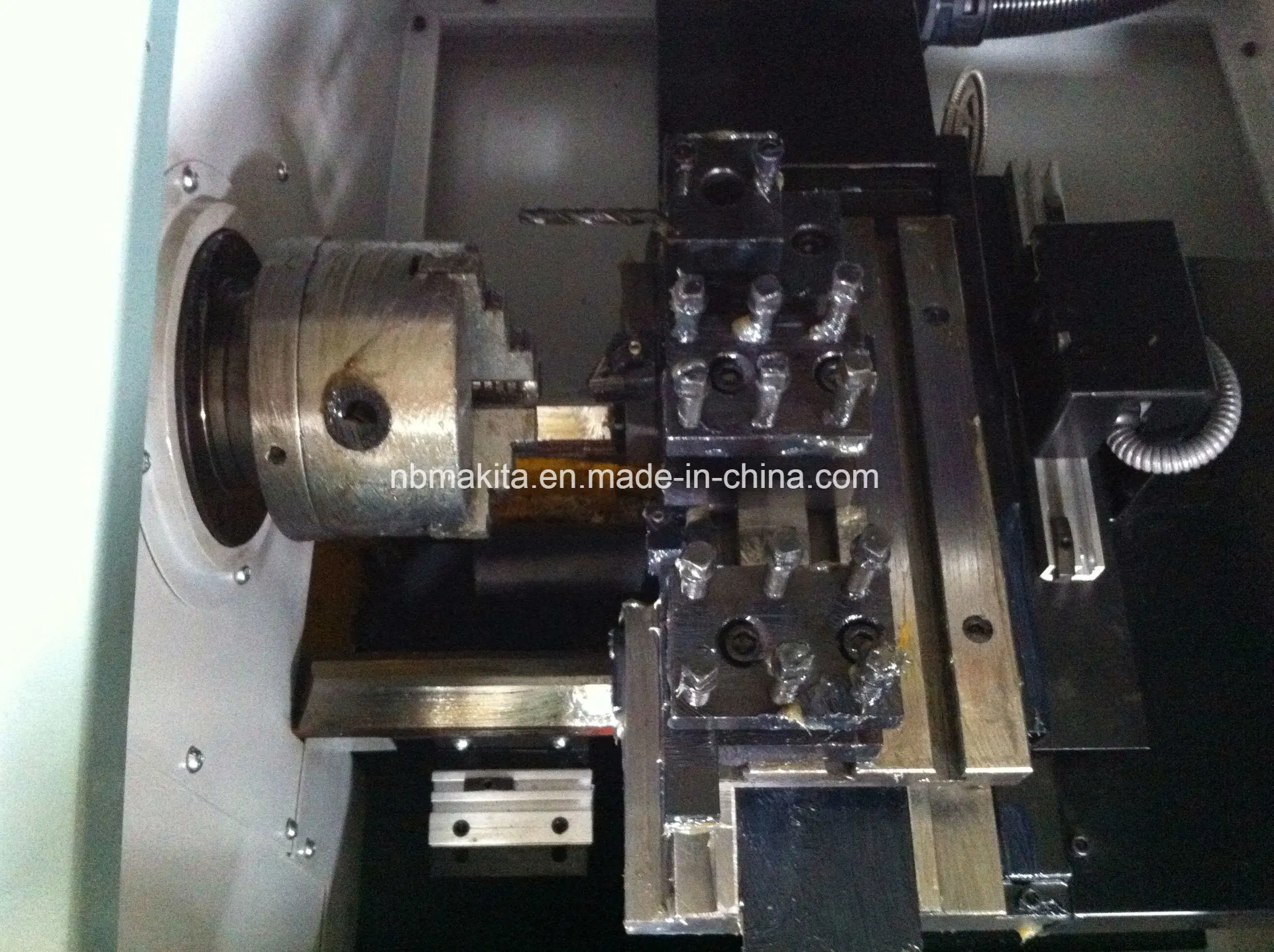 China Small Bore Size High Spindle Speed CNC Lathe CNC Machine Tool