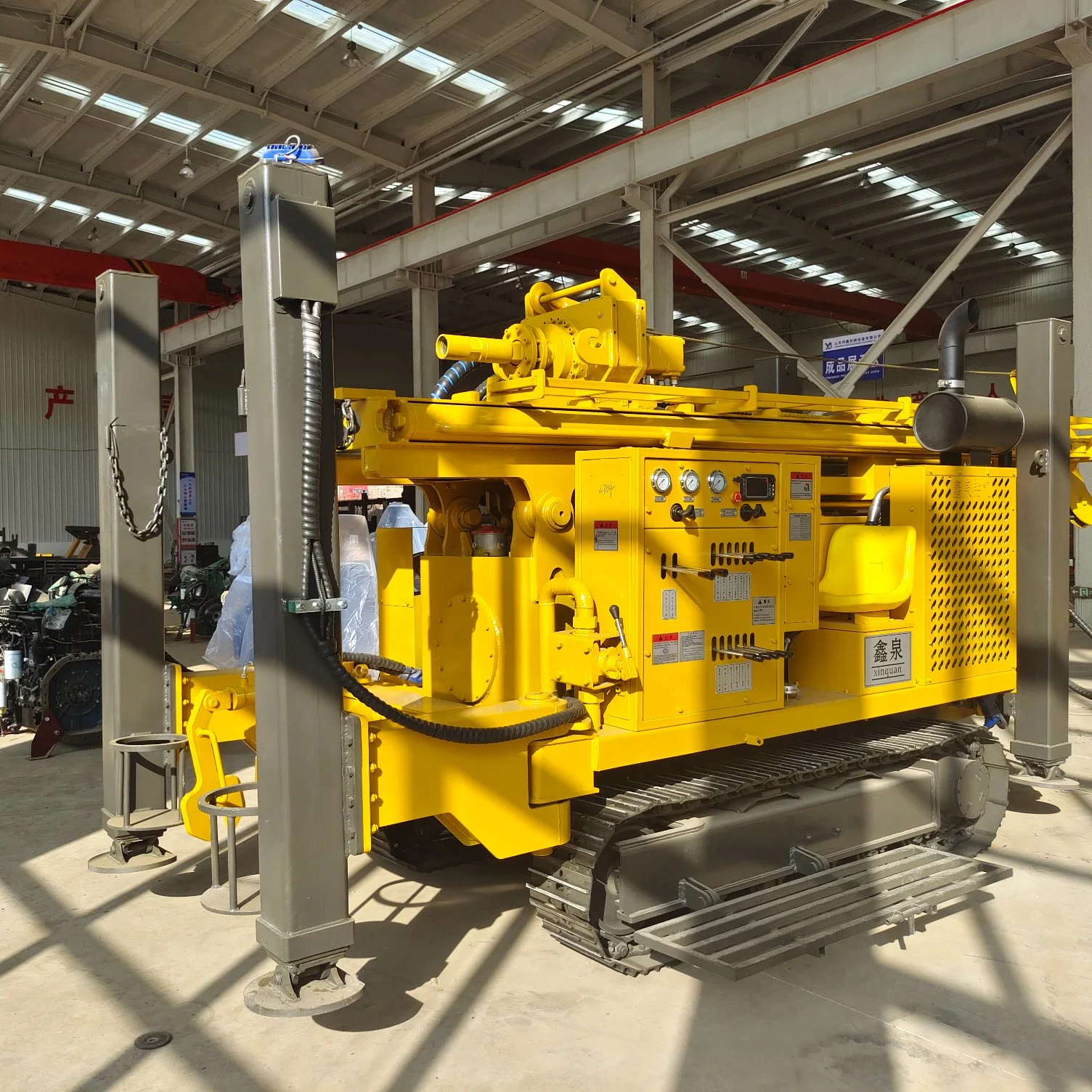 Гидравлическое строительное оборудование Водобурение машина буровой установки из Китая Поставщик