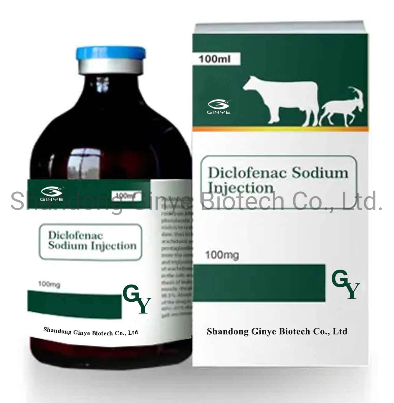 Mejor Medicina Veterinaria Precio Diclofenac Sodio inyectable para el ganado