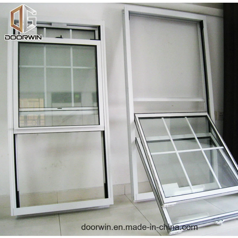 Thermal Break Aluminum Single Hung Double Glass Window