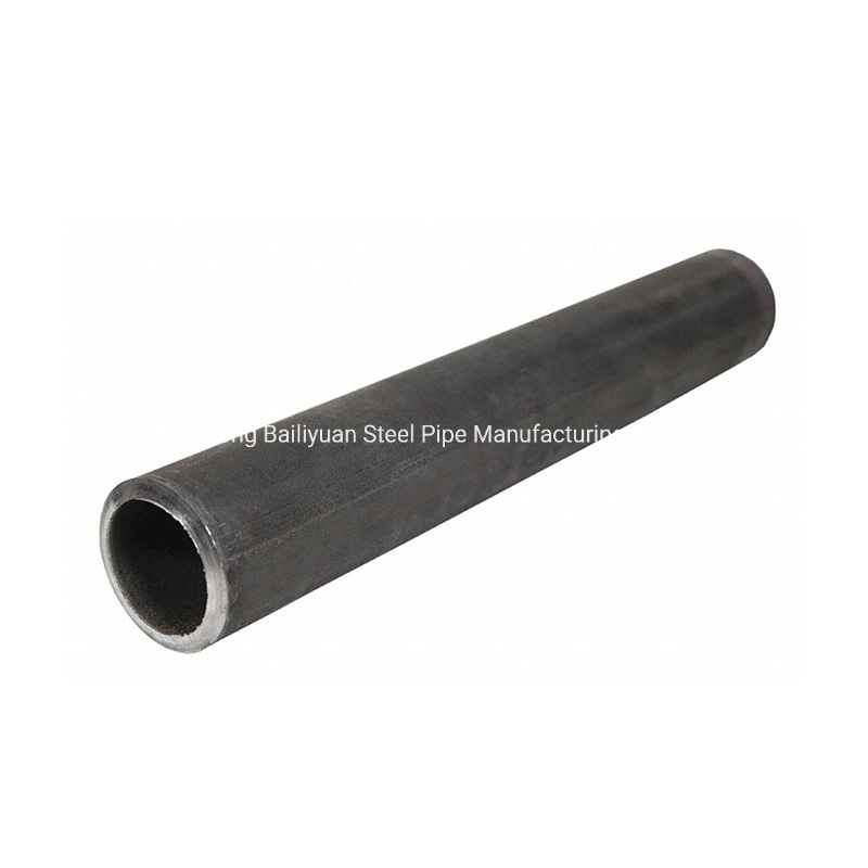 Q195 6m Length ERW Hot Rolled Metal Steel Round Tube Black Iron Carbon Steel Pipe