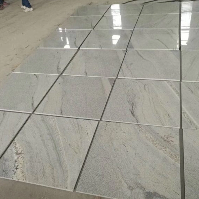 Natural Stone Grey Viscont White Wavy Granitem, Viscont White Granite, Viscount White Granite for Flooring Tiles/Slabs Price