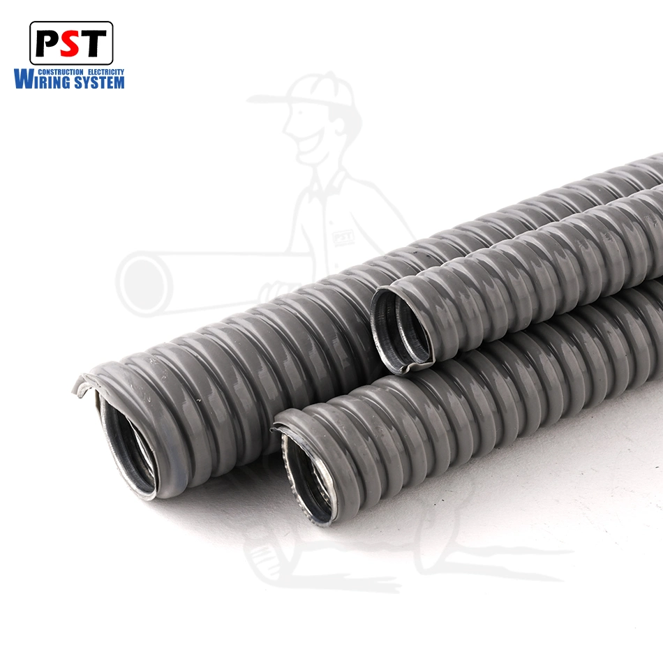 PVC Coated Galvanized Flexible Corrugated Metal Conduit Pipe/Tube