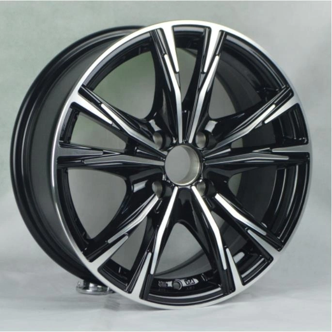 2022 New Design Modified Wheel 15X6.5j Black Machined Face Steel Rim for Sale