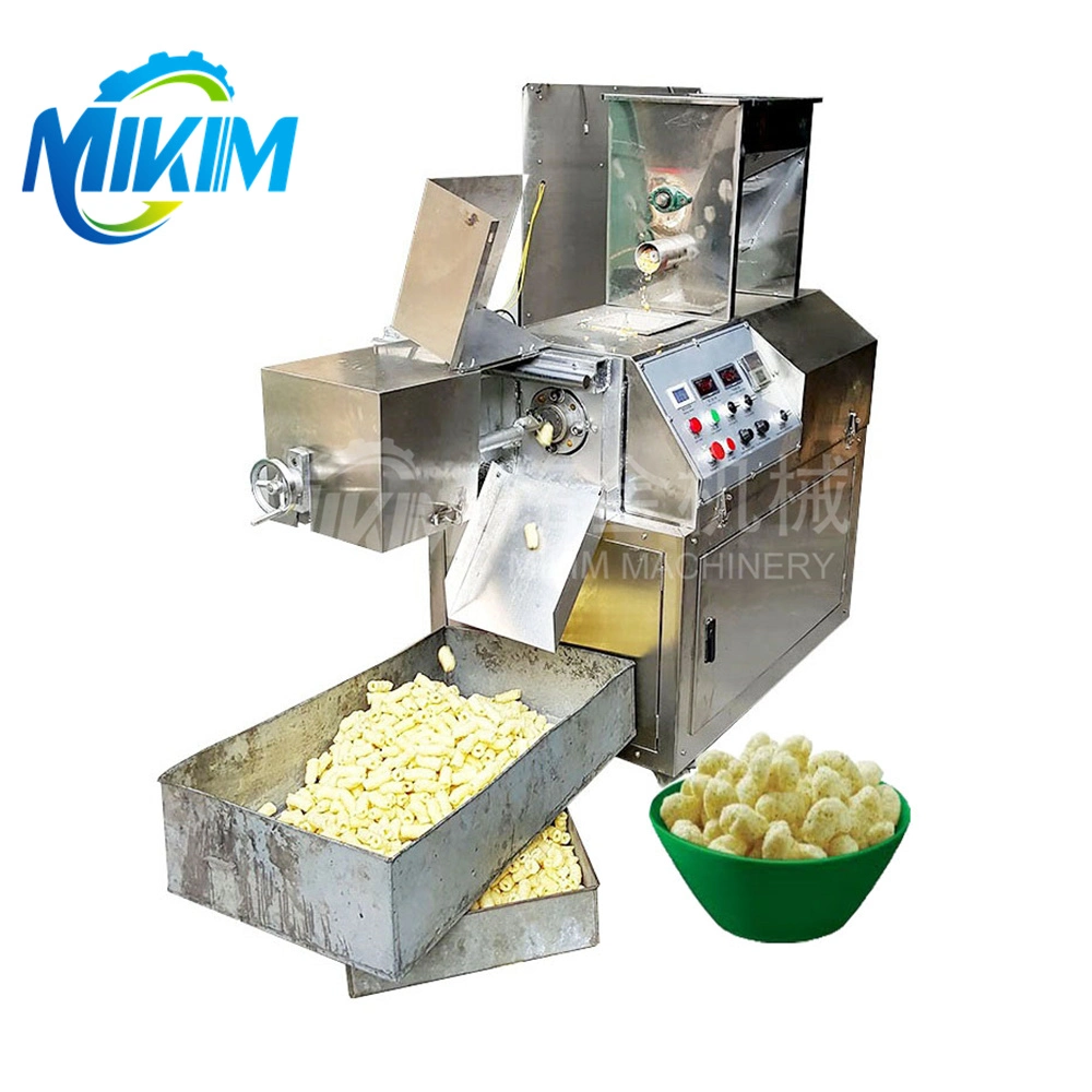 100kg-150kg/H Twin Screw Corn Chips Snacks Flakes Food Making Machine Puff Corn Snack Food Machinery Extruder