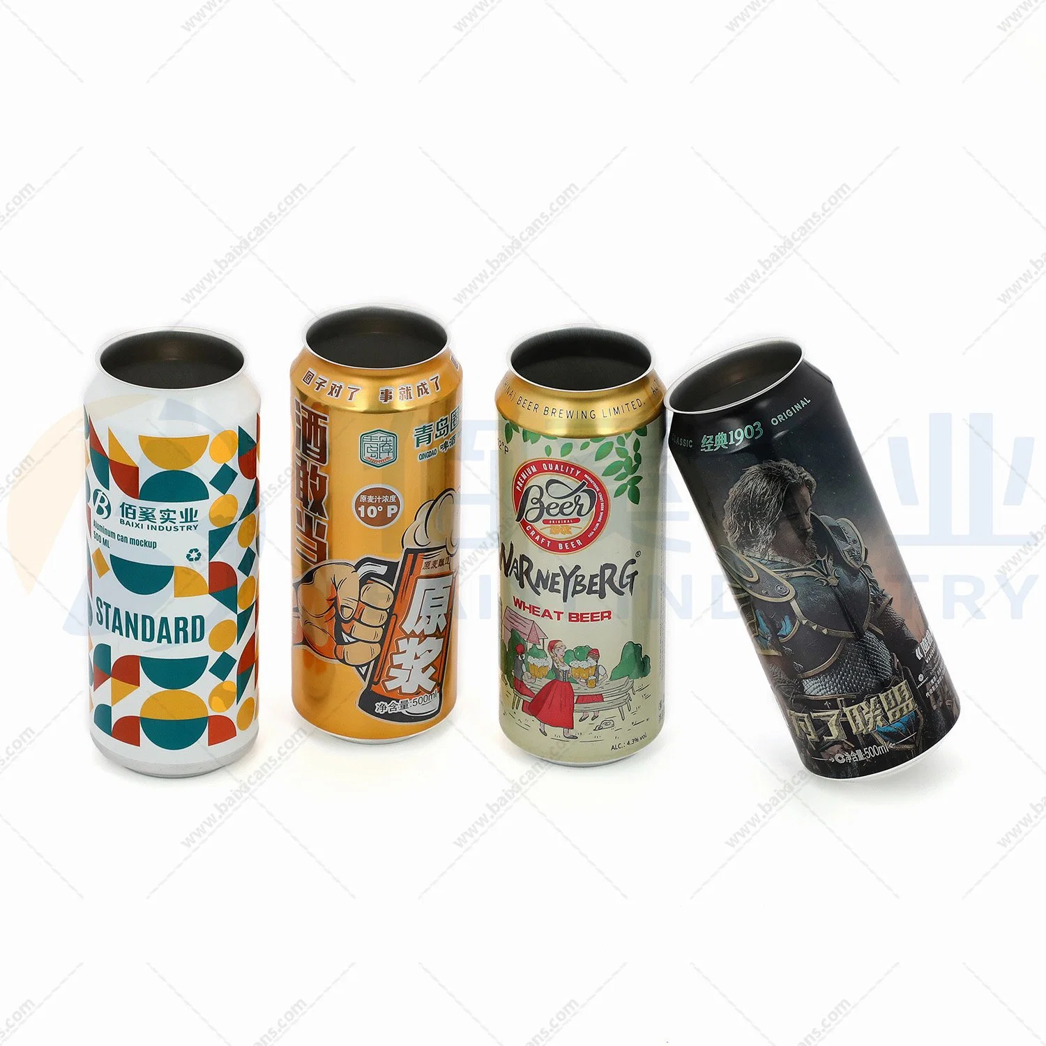 Standard 500ml Aluminium Bier/Getränke/Soda/Kaffeekanne