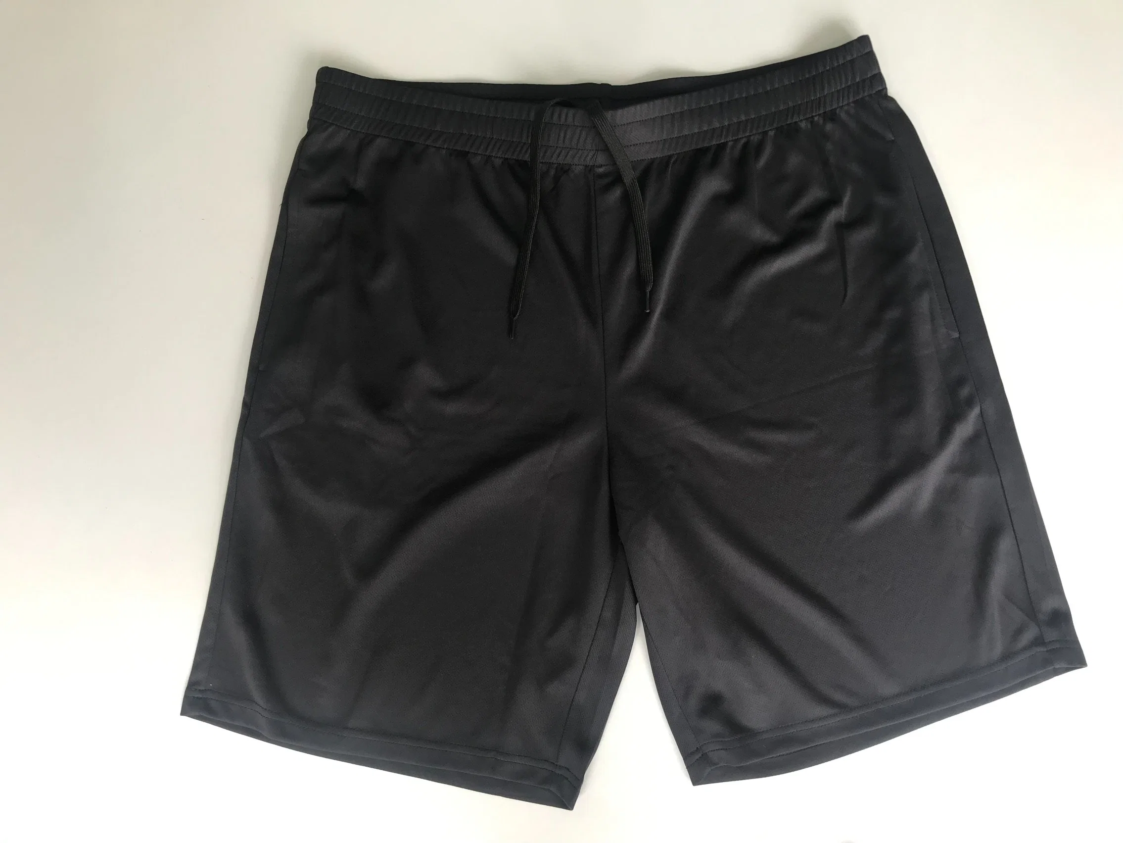 Men's Black Dry-Fit Sports Shorts