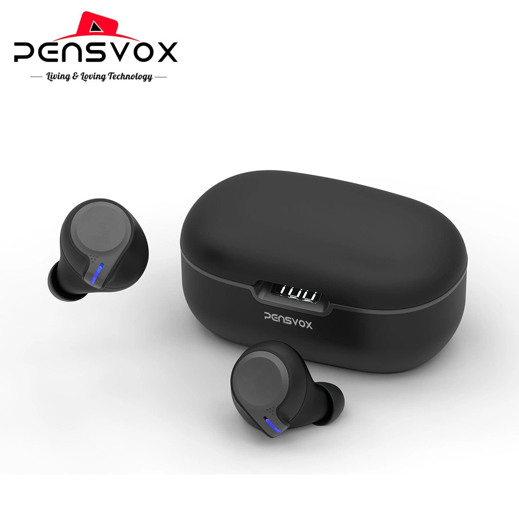 Hot Selling Mx3 Intelligent Connected Jewelry Tws Waterproof Stereo Wireless Sports Earphone with Battery Display